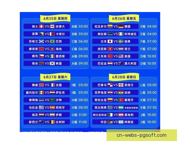 2026年世界杯赛程安排全解析小组赛到决赛时间一览指南 2026年世界杯赛程安排全解析小组赛到决赛时间一览指南